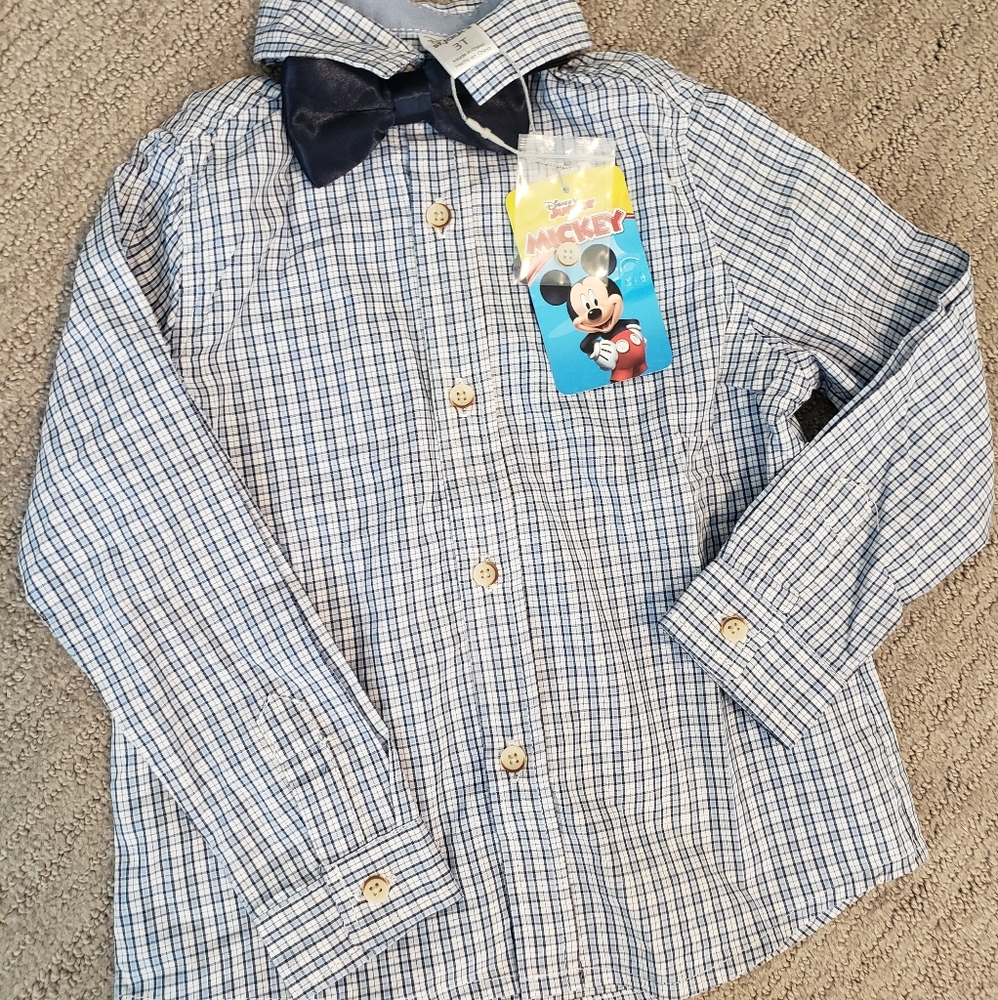 Button up and tie